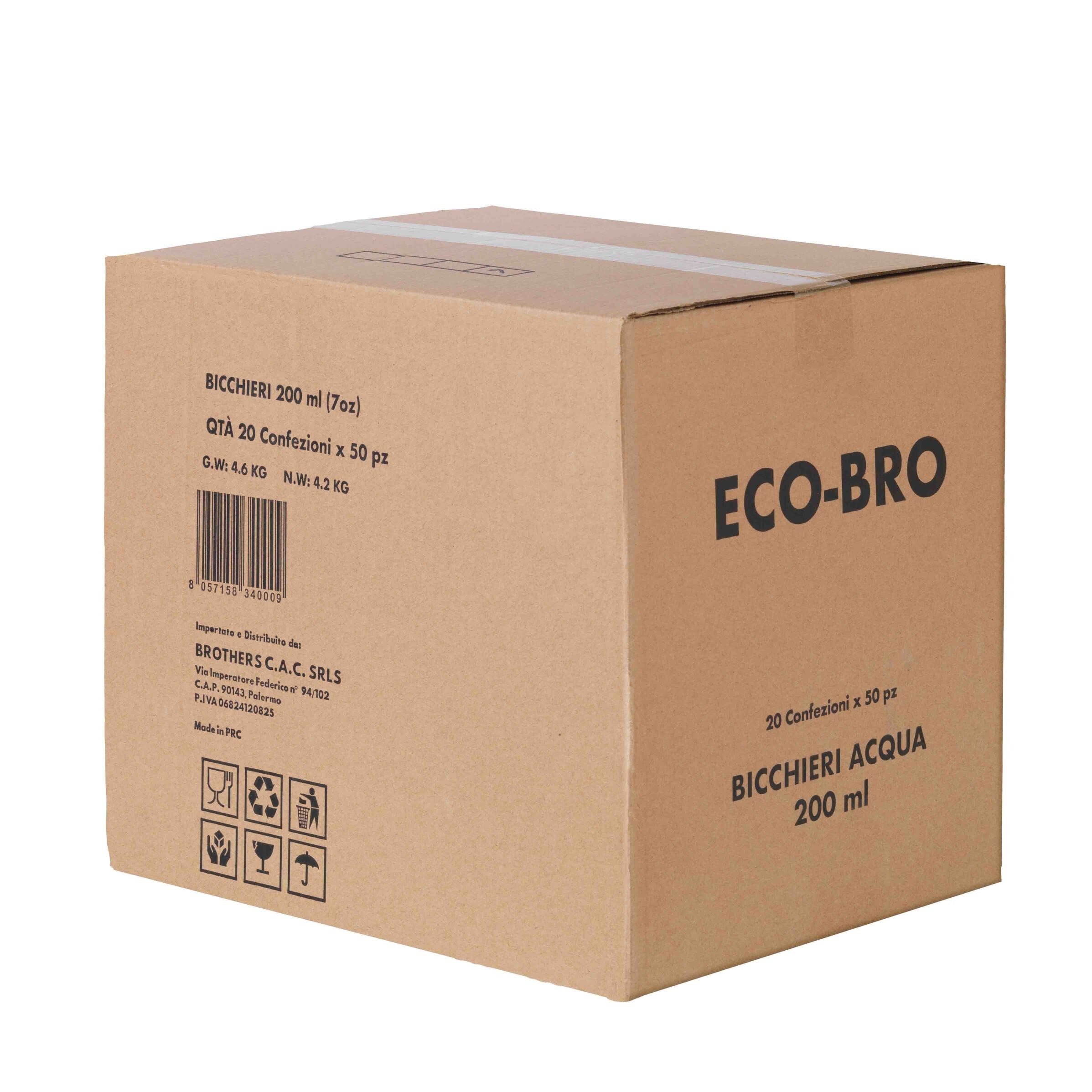 Bicchieri 200 ml ECO-BRO