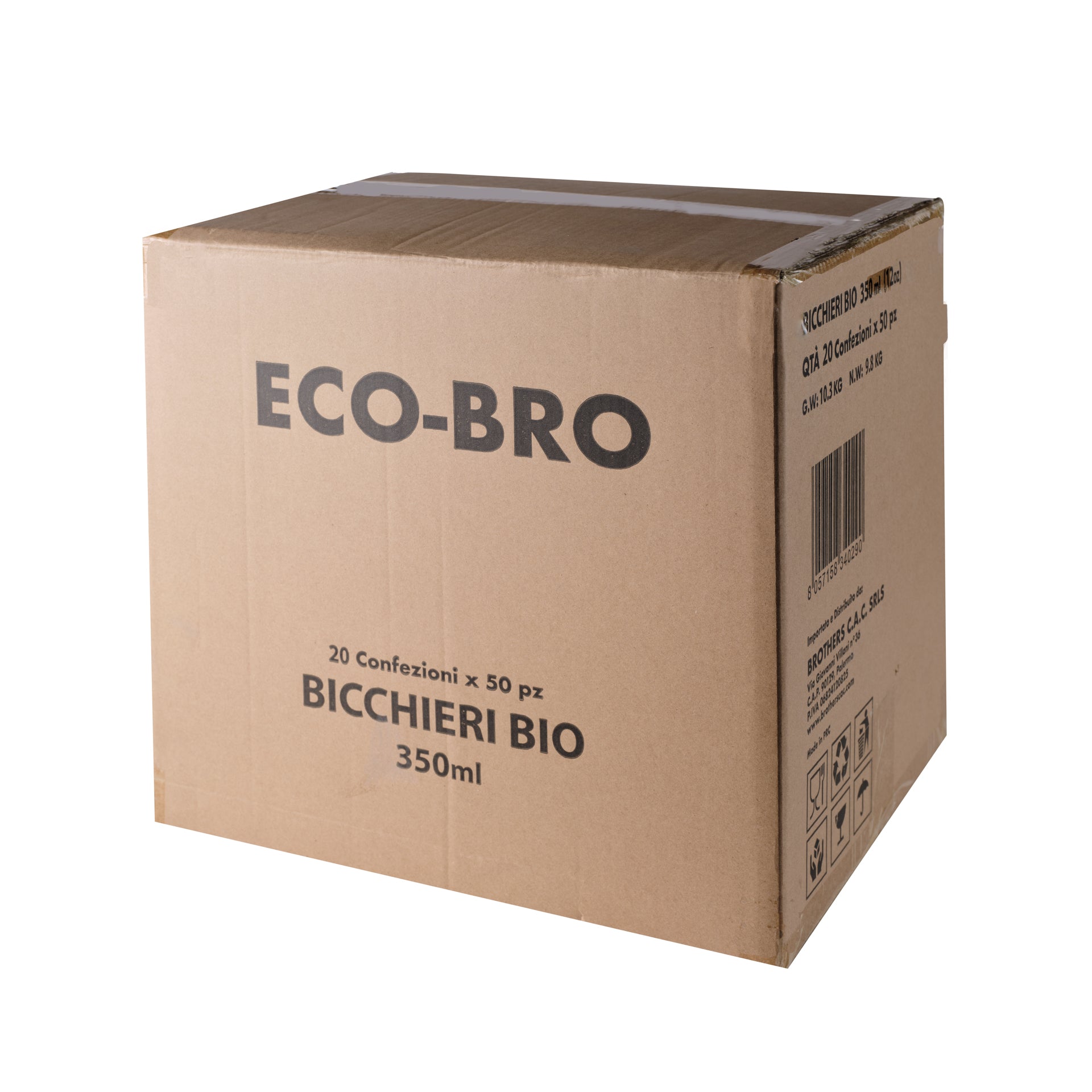 50 Ciotole Di Carta Compostabili 350ml - Per Feste E Picnic - Foto 2